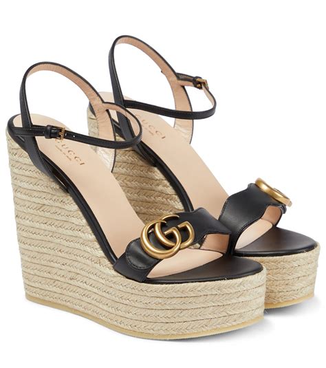 gucci espadrille flats|gucci espadrille wedges.